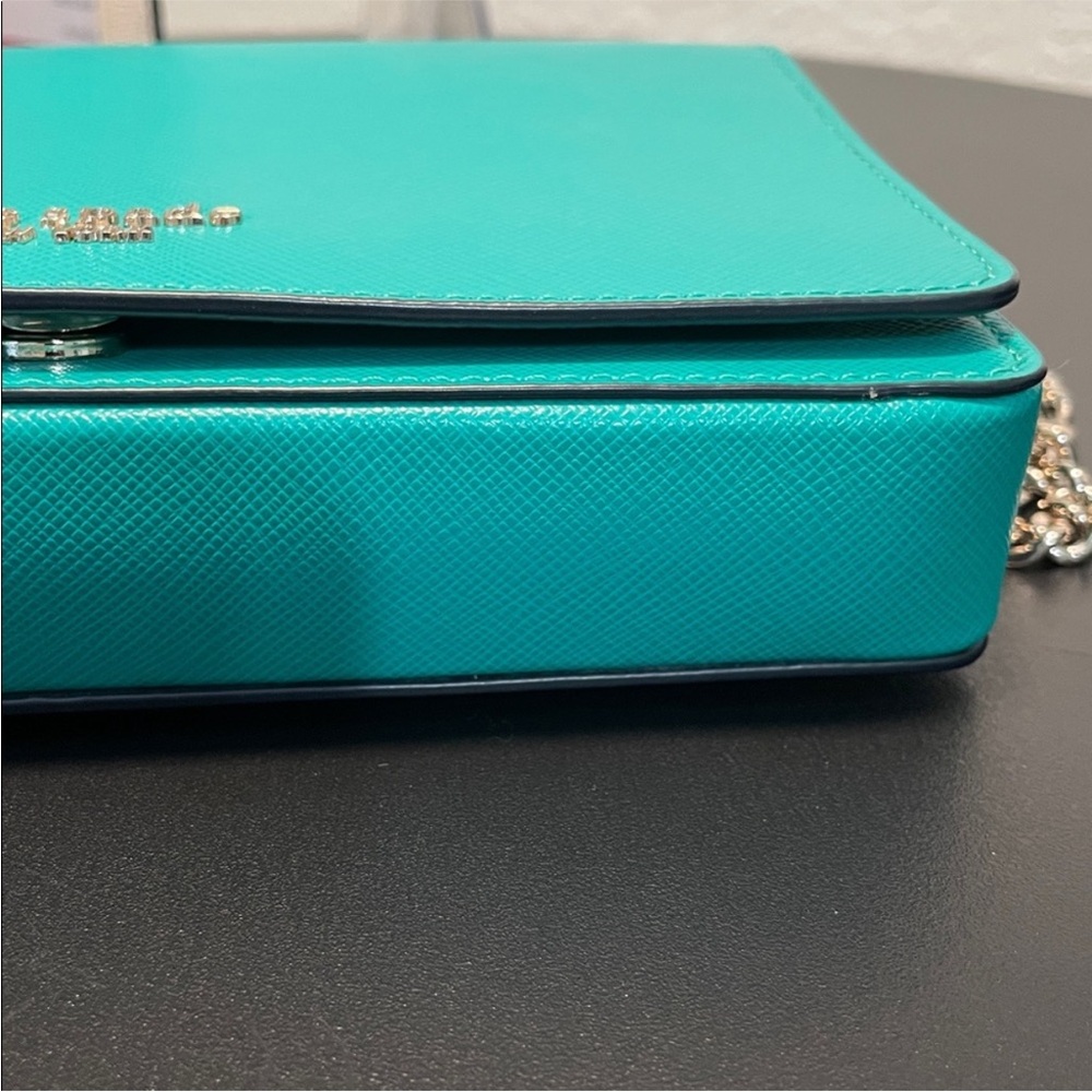 EUC Kate Spade Spencer leather wallet on a chain set - Picture 6 of 6
